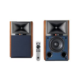 4305P Studio Monitor - Natural Walnut - Powered Bookshelf Loudspeaker System - Hero 4305P Studio Monitor - Natural Walnut - Powered Bookshelf Loudspeaker System - Hero